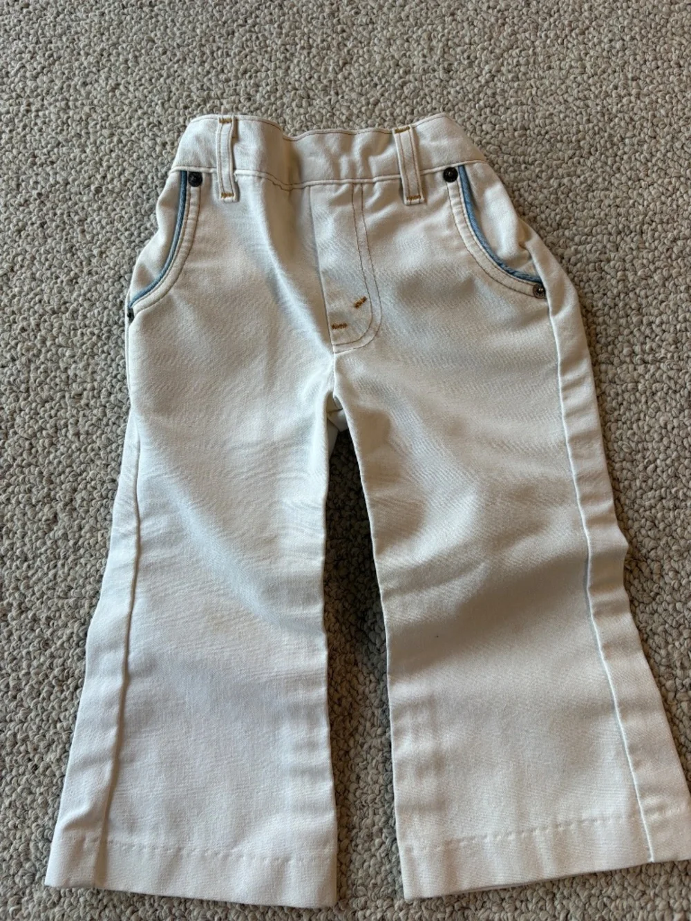Vintage Levi's 3T Orange Tab Bell Bottom Set USA Western Vest Rare Bell Bottoms